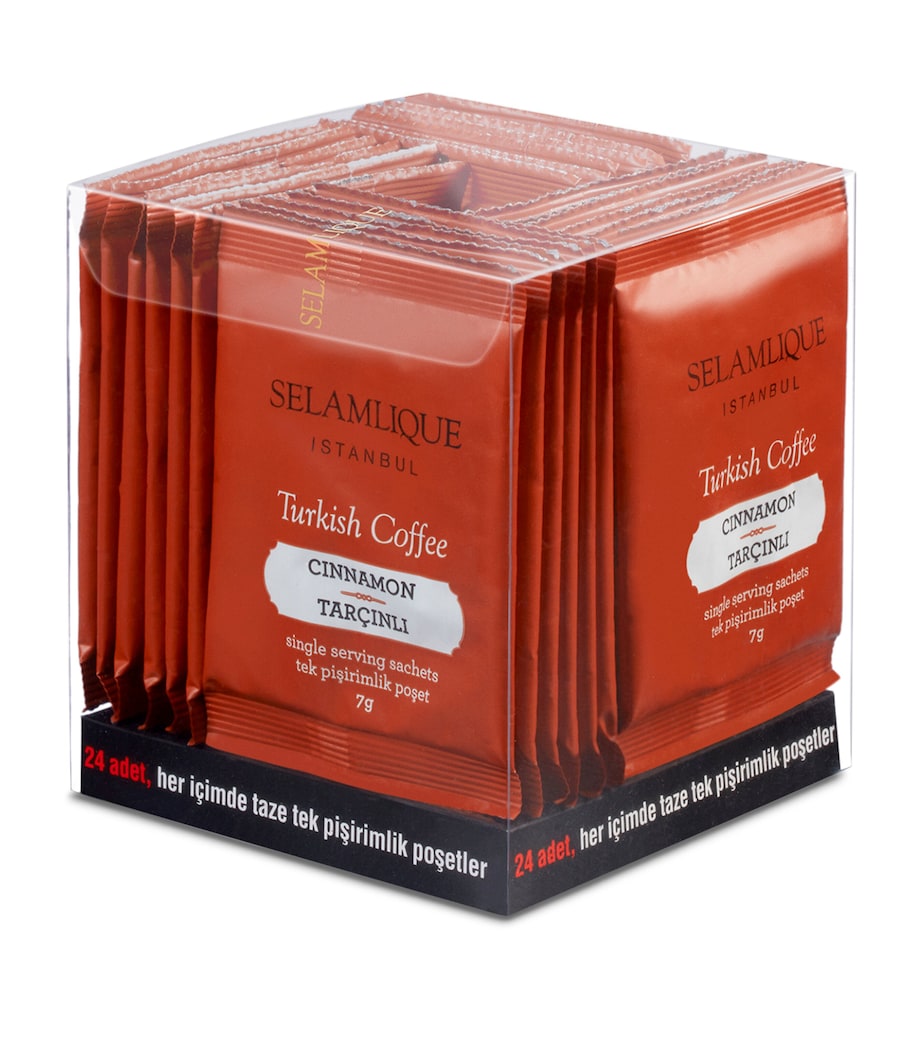 Selamlique Cinnamon Turkish Coffee (24 Coffee Bags)