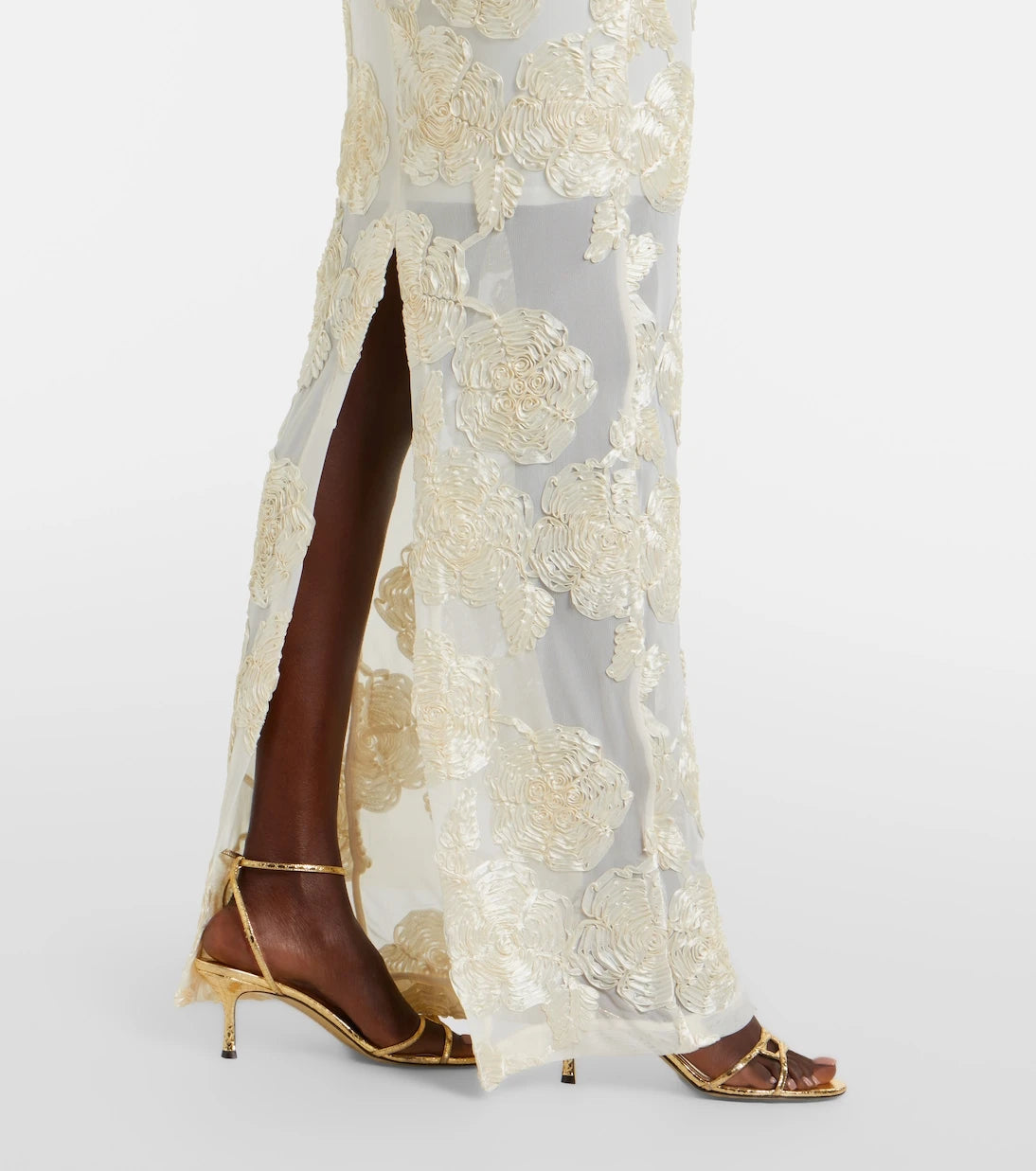 Rotate - Embroidered bustier gown