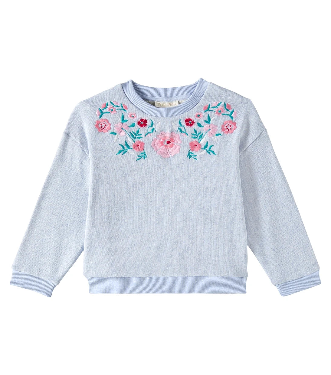 Louise Misha - Rosalia embroidered cotton terry sweatshirt