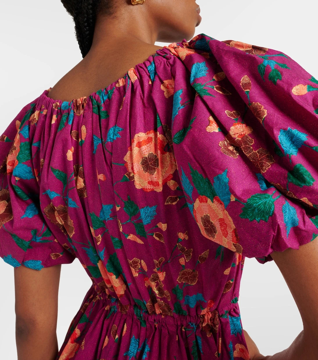 Ulla Johnson - Vika balloon-sleeve cotton midi dress