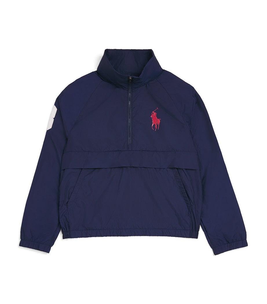 Ralph Lauren Kids Big Pony Hooded Windbreaker (2-7 Years)