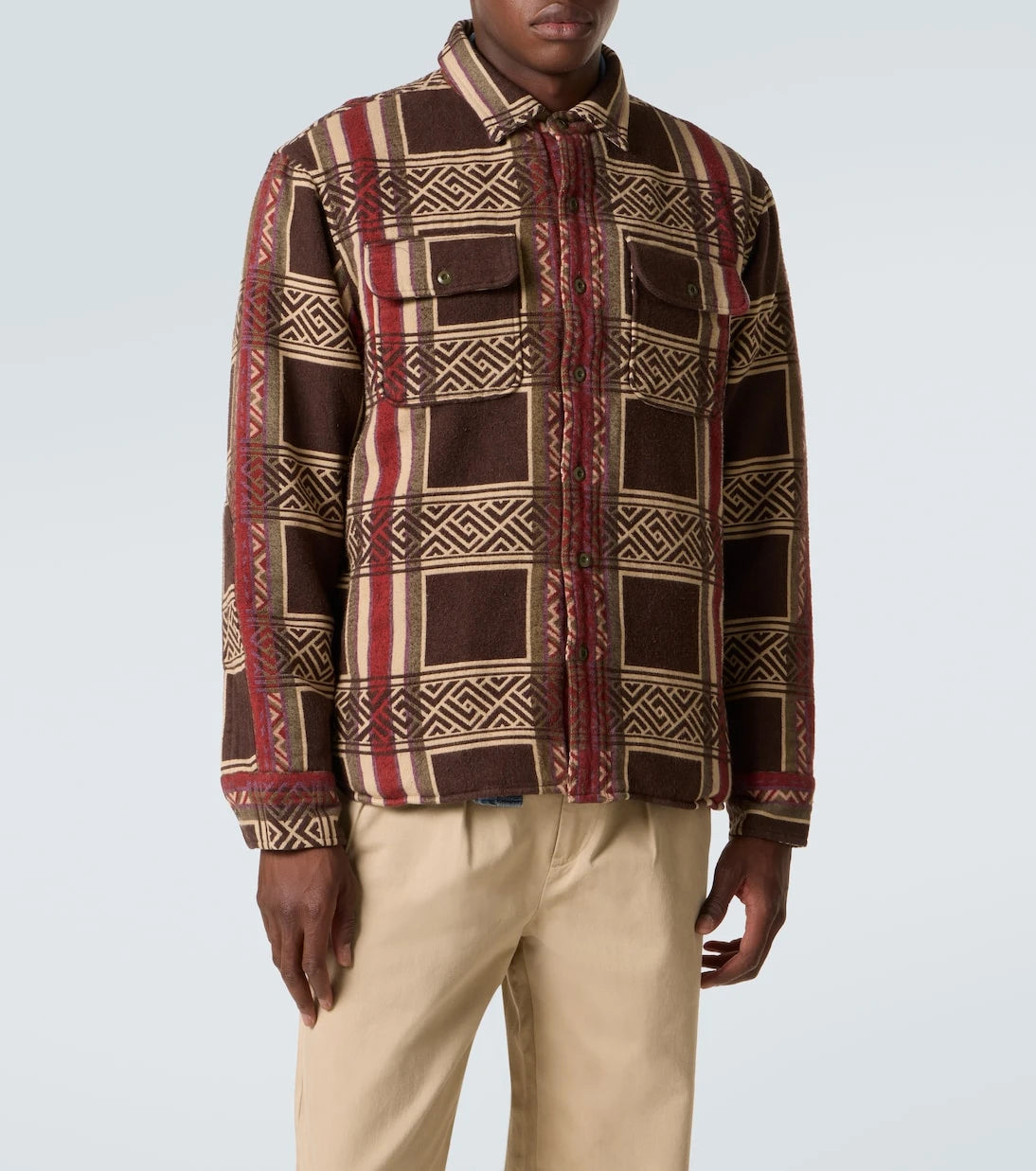 RRL - Cotton jacquard overshirt