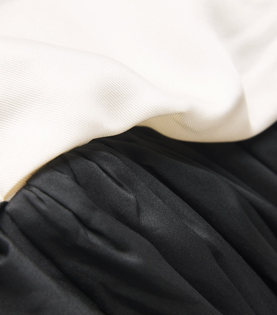 Marmar Halim Multi Mikado-Taffeta Strapless Gown