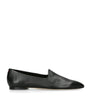 Aeyde Black Leather Vanna Loafers