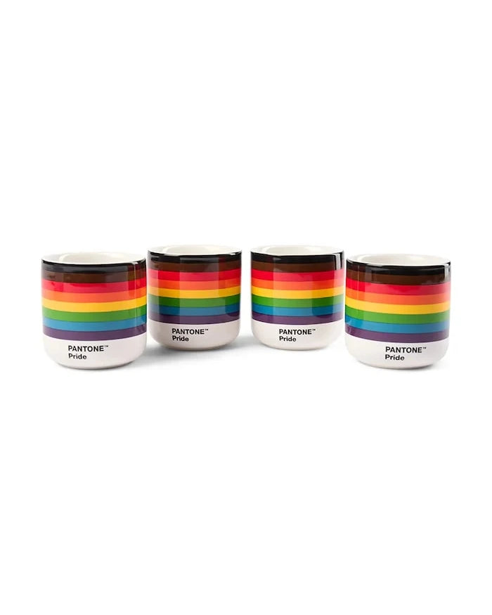 Pantone 175 ml PRIDE Bardak Seti (4 Parça)