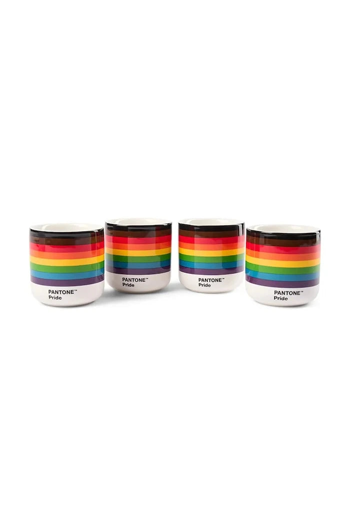 Pantone 175 ml PRIDE Bardak Seti (4 Parça)
