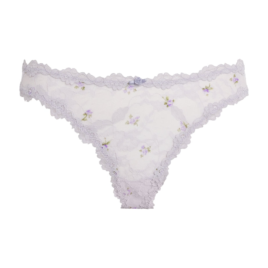 Skims Multi Lace Dipped Thong