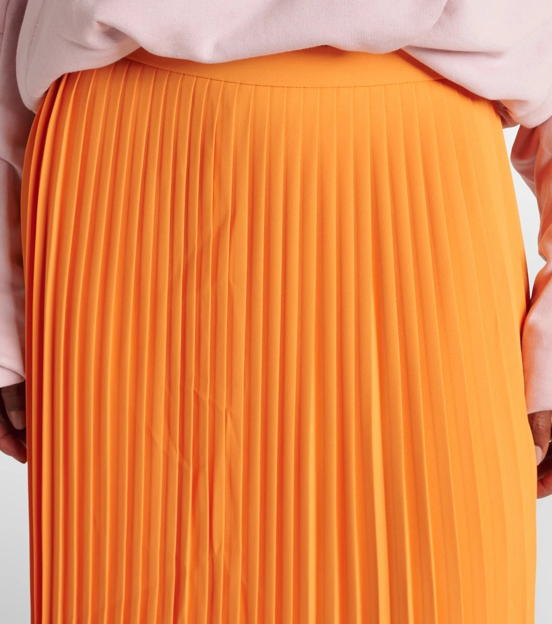 Dries Van Noten - Colorblocked pleated midi skirt
