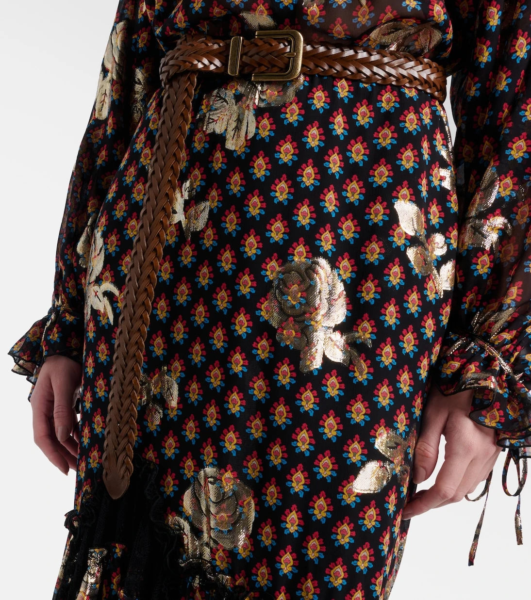 Etro - Braided leather belt
