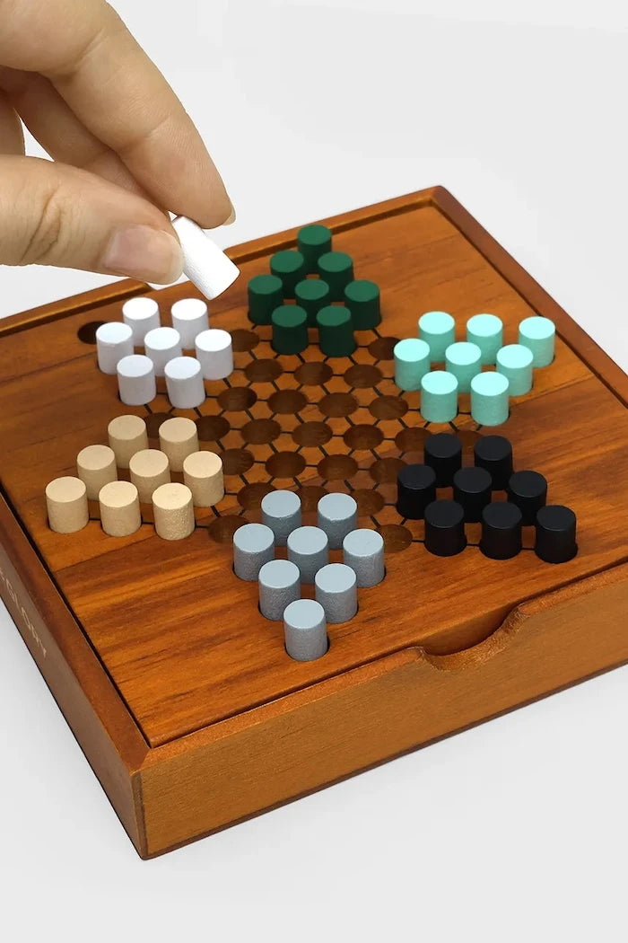 Настolna oyun - sinirlenme adamım Luckies of London Chinese Checkers 14 x 26 cm