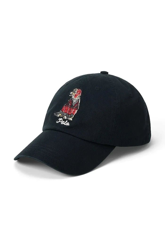 Памучна шапка с козирка Polo Ralph Lauren