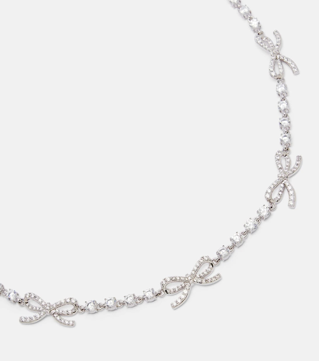 Self-Portrait - Crystal-embellished necklace