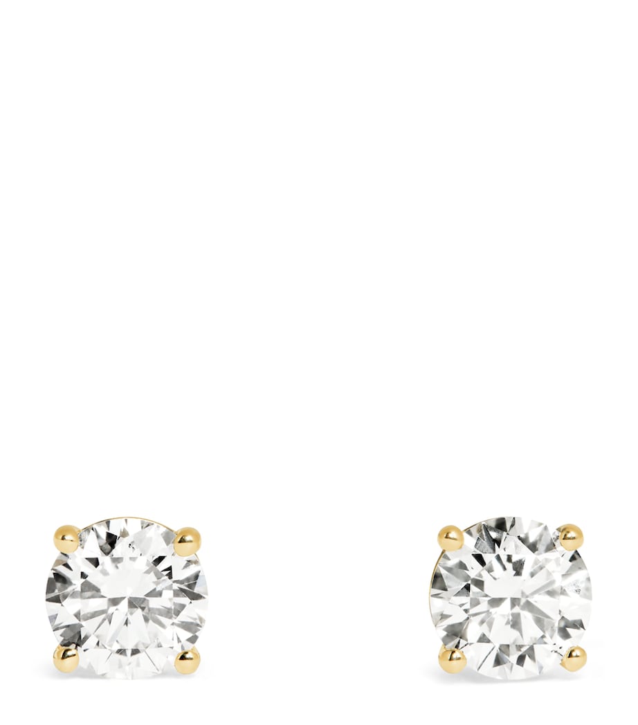 Yellow Gold and Diamond Stud Earrings (1.50ct)