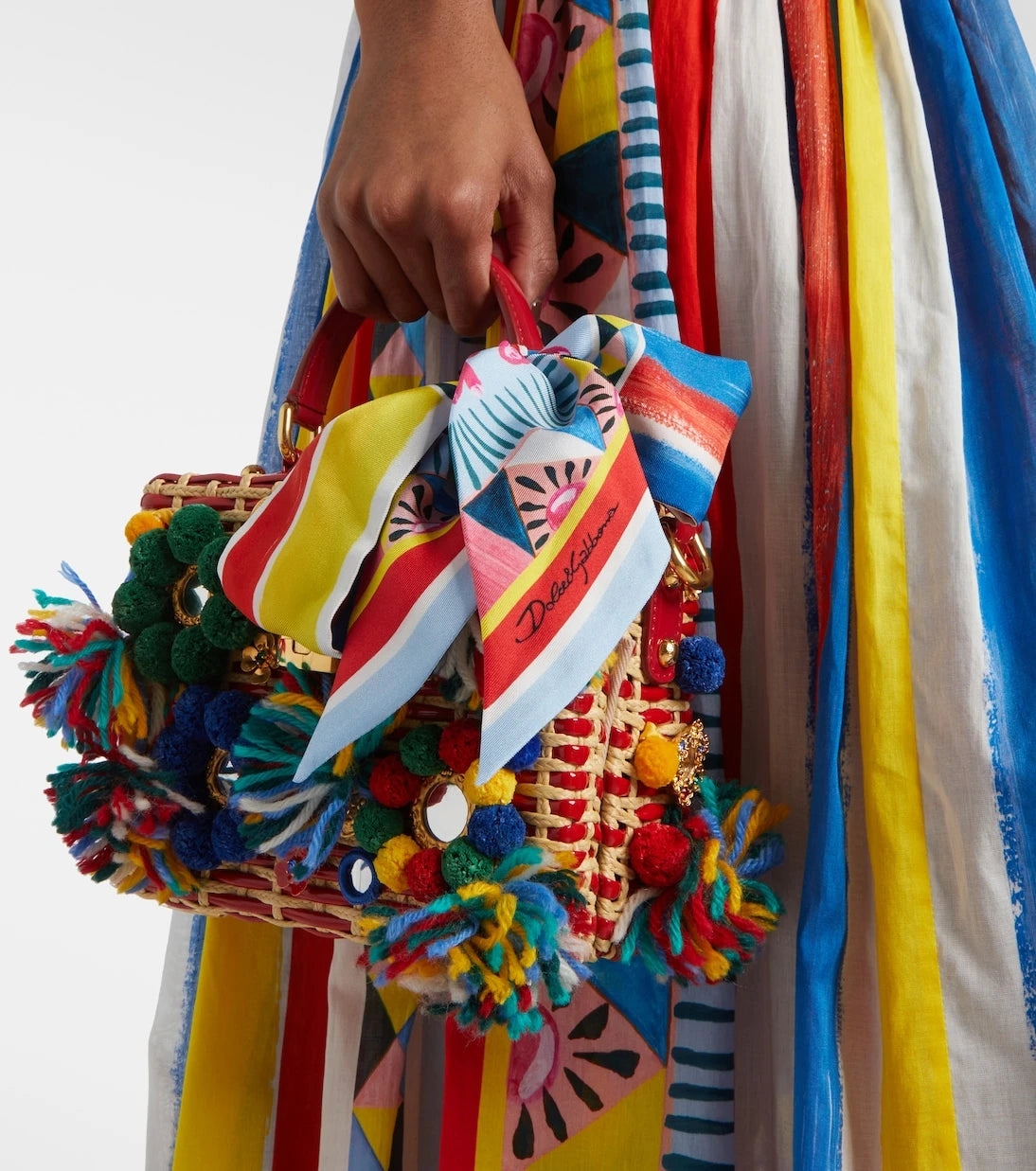 Dolce&Gabbana - Printed silk twill scarf