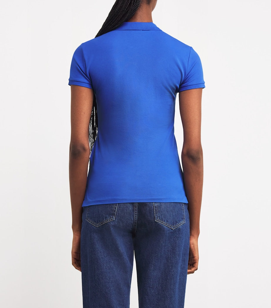 Blue Cotton Julie Polo Shirt