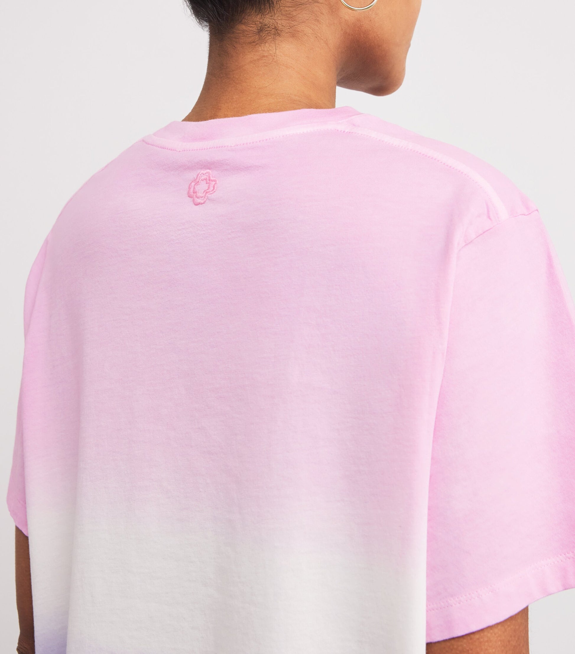 Pink Cotton Tie-Dye T-Shirt