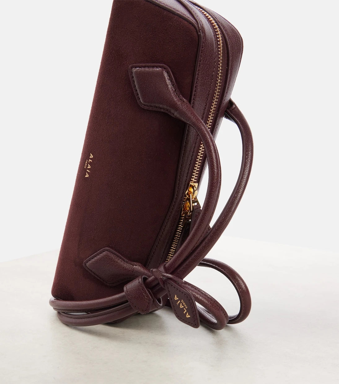 Alaïa - Le Teckel Small suede shoulder bag