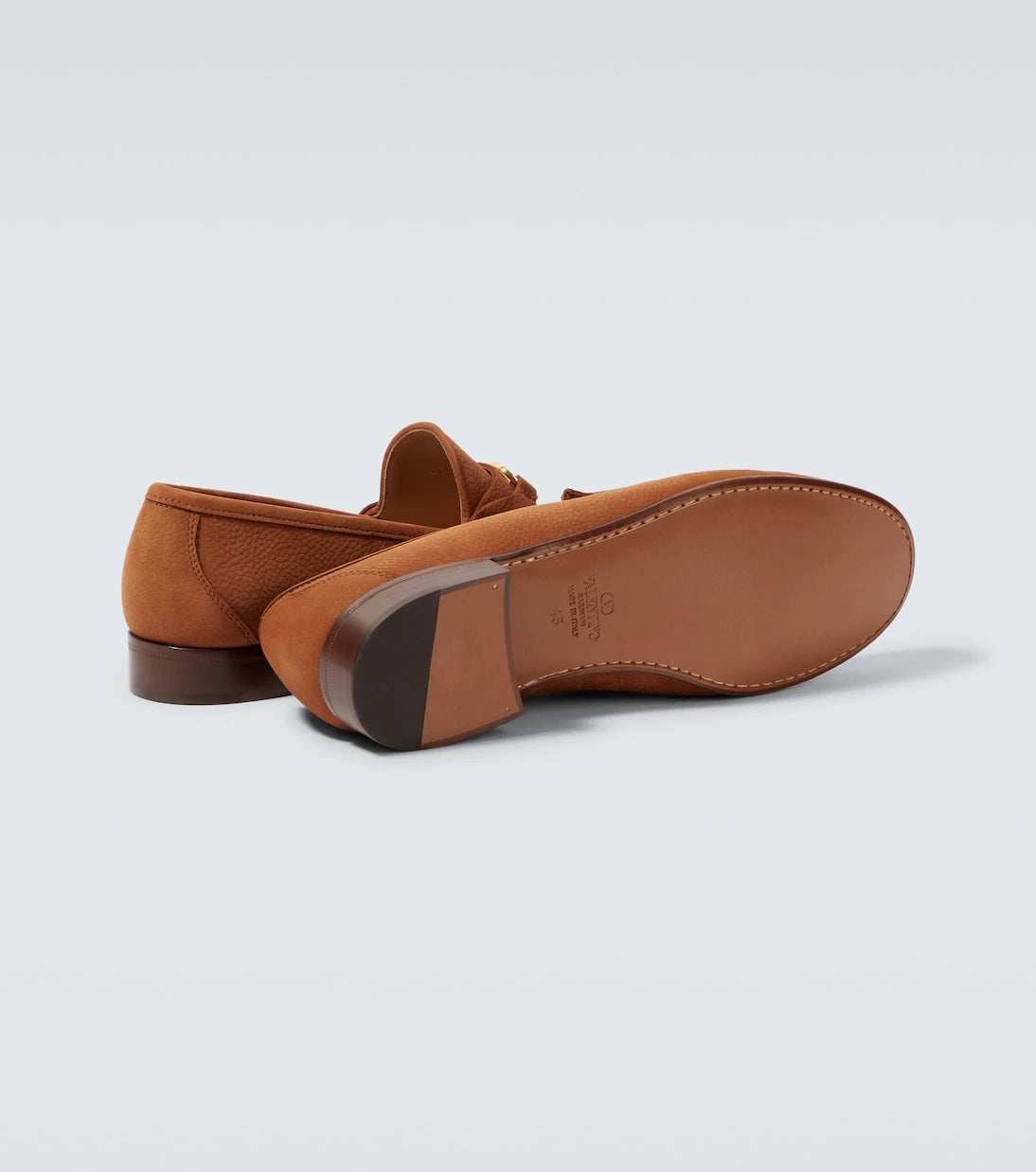 Valentino Garavani - VLogo leather loafers