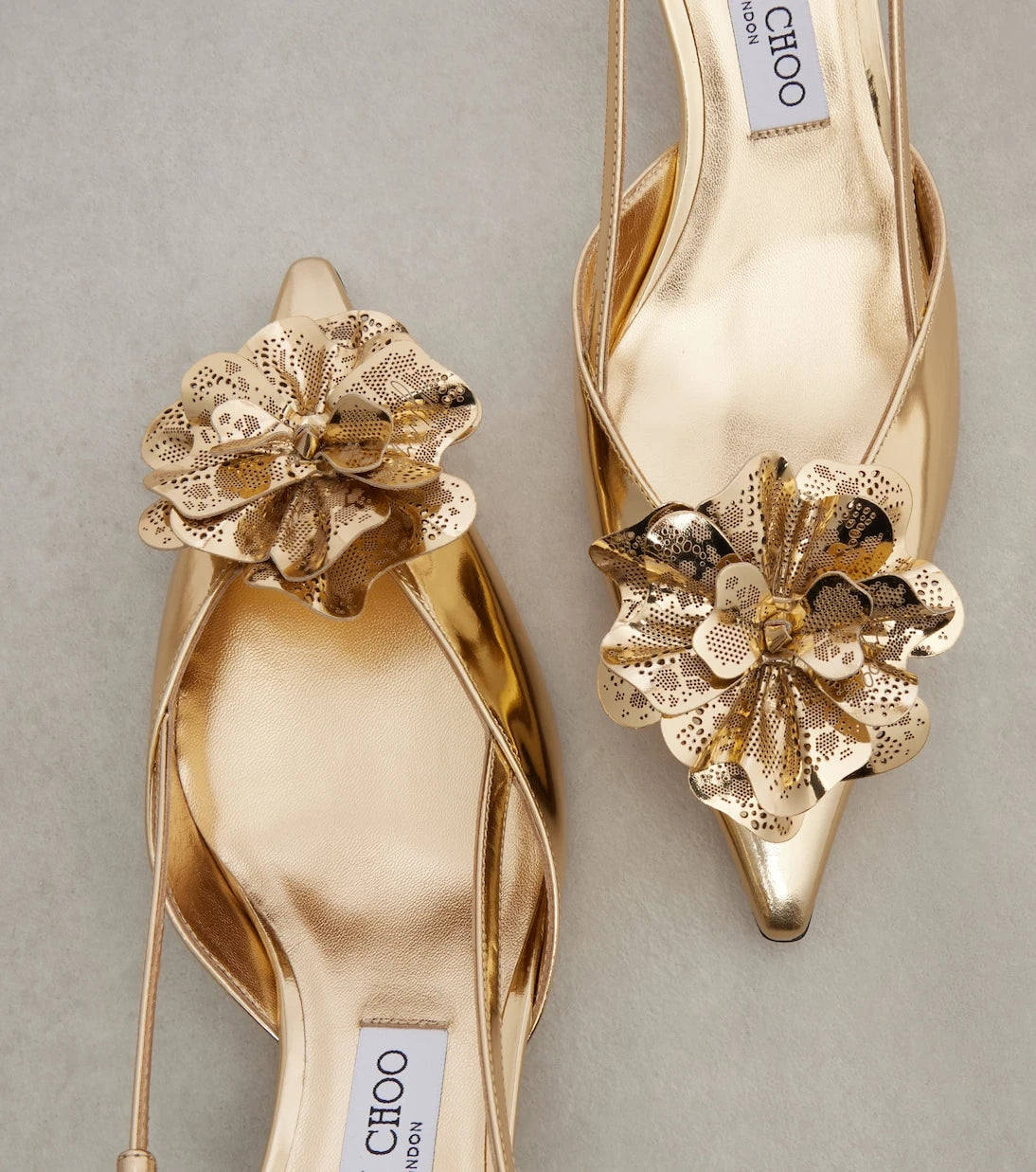 Jimmy Choo - Mimmi 50 leather slingback pumps