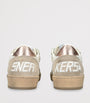 Golden Goose White Leather Ball Star Sneakers