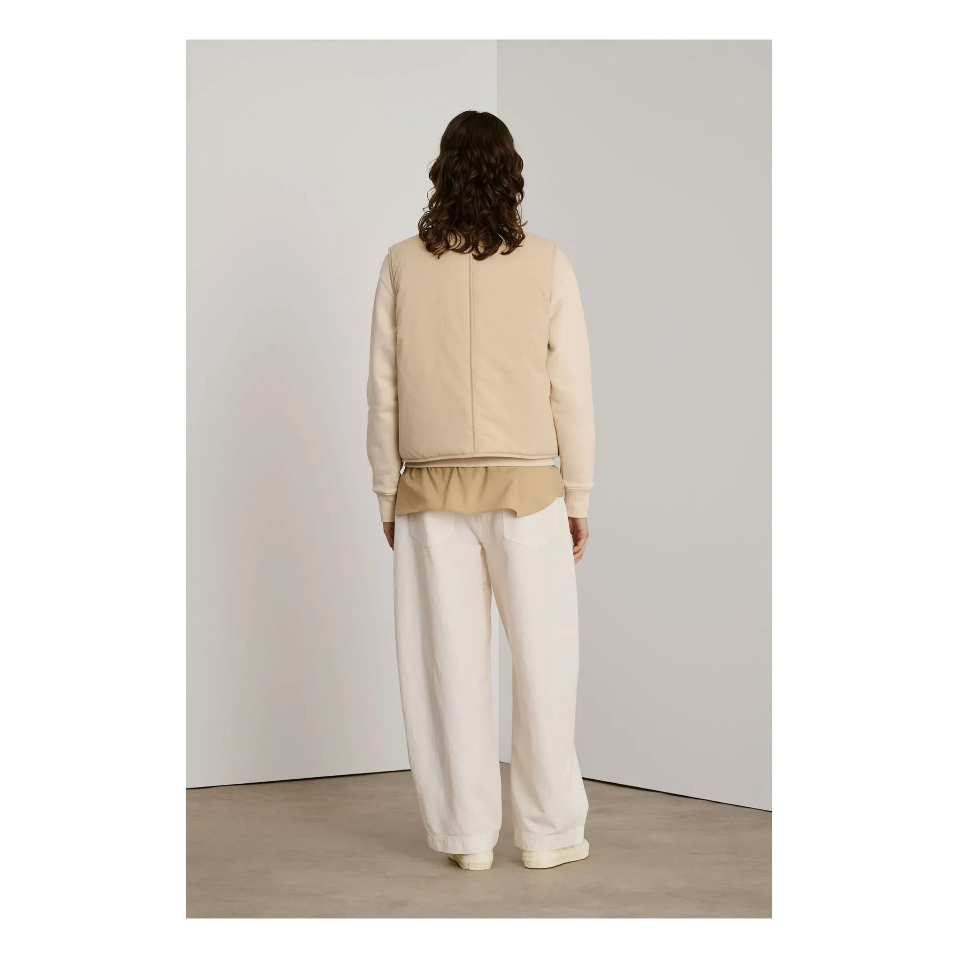 Soeur - Desmond Sleeveless Jacket | Beige