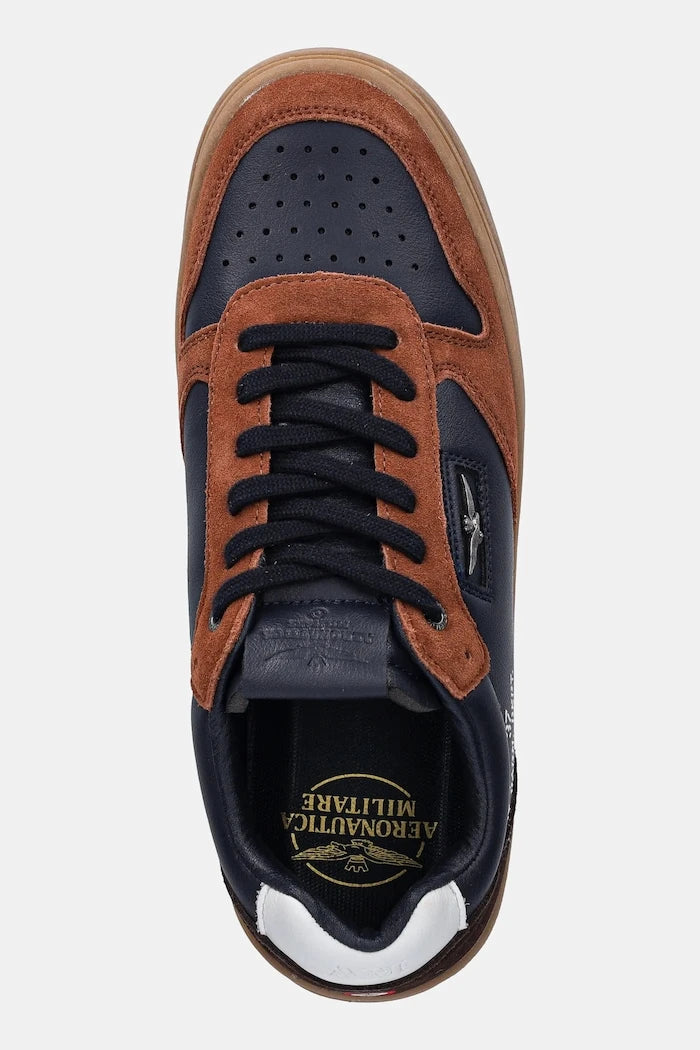 Кожени маратонки Aeronautica Militare SNEAKERS
