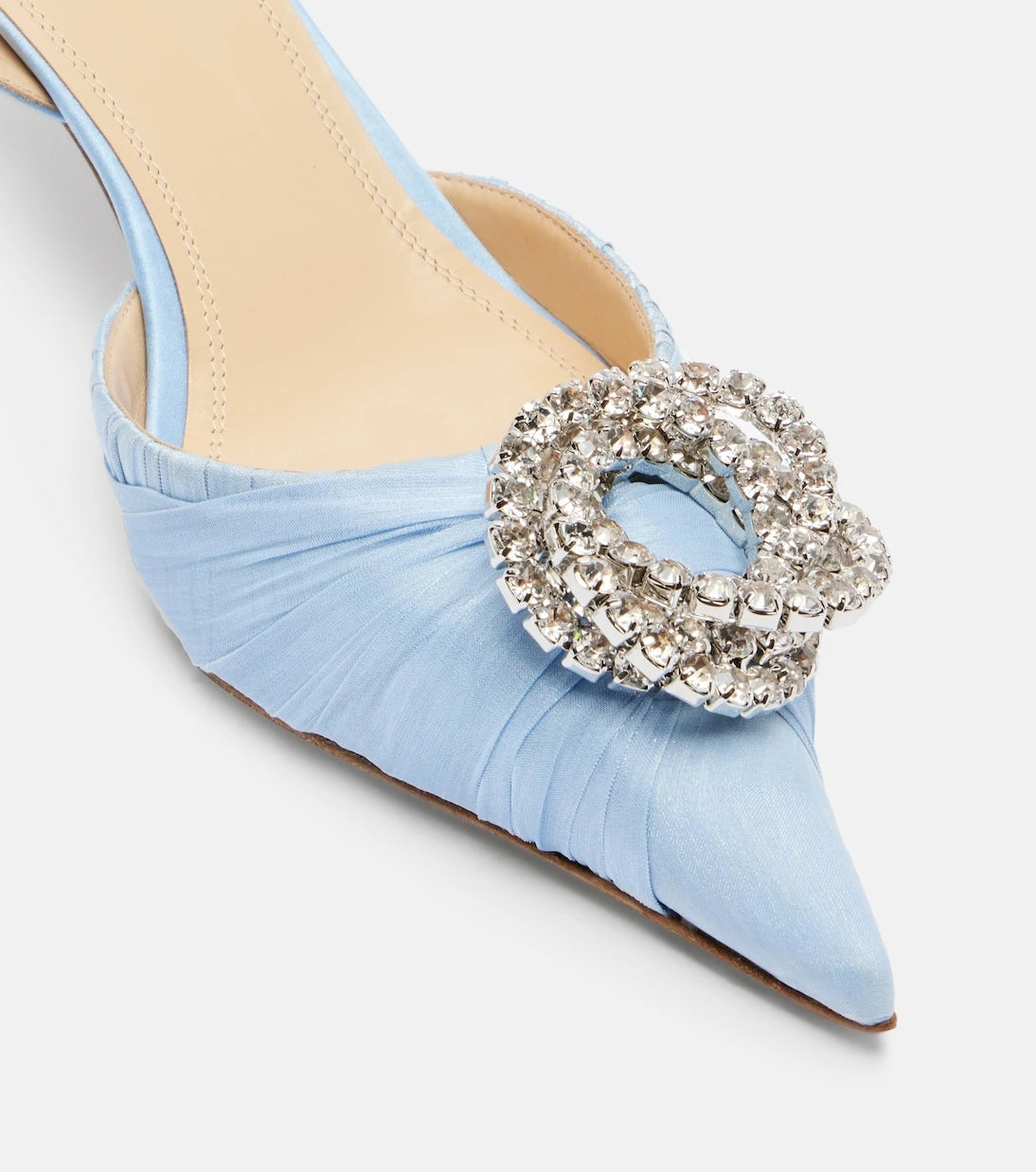 Mach & Mach - Galaxy embellished organza slingback pumps