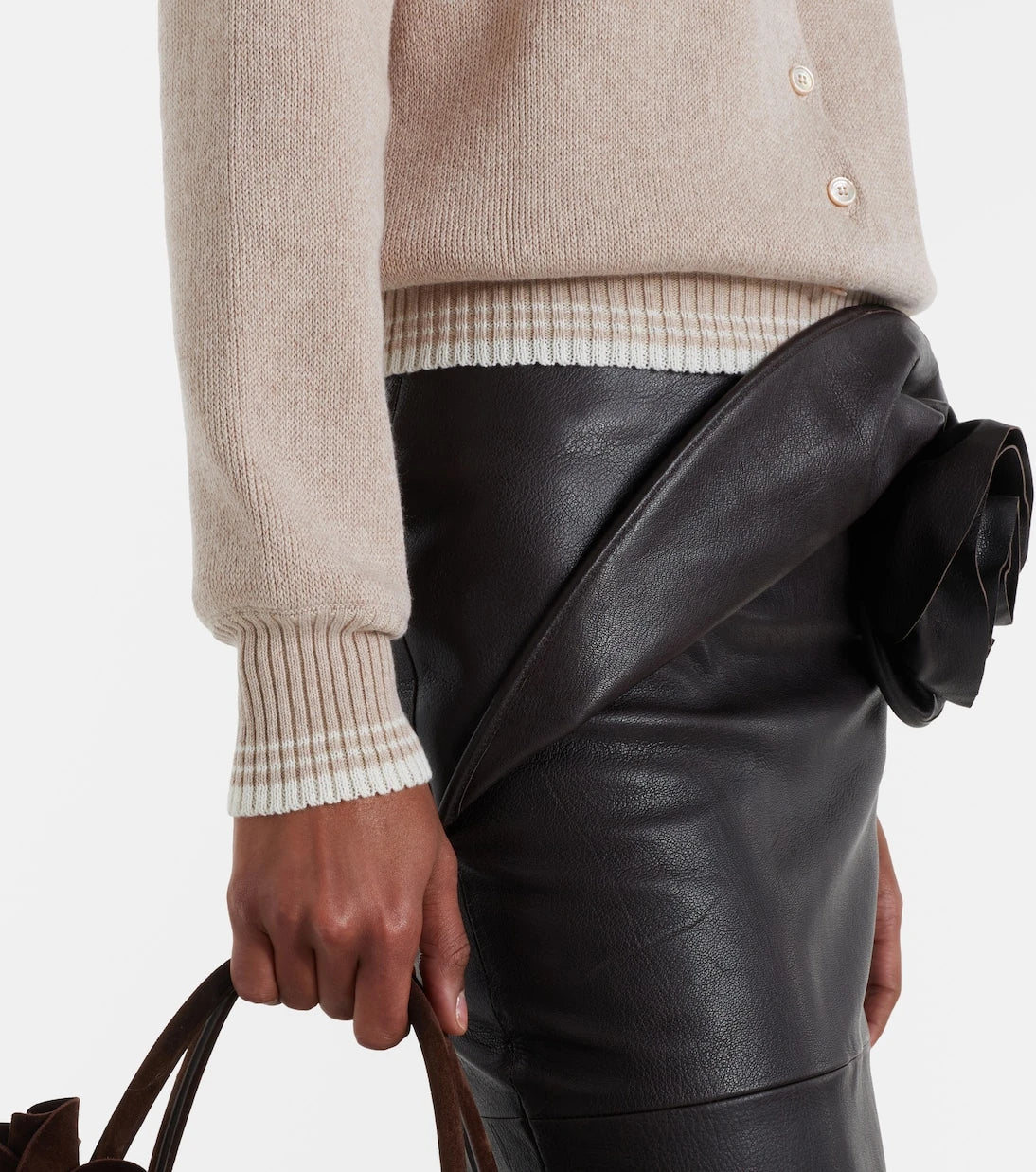 Magda Butrym - Cotton and cashmere cardigan