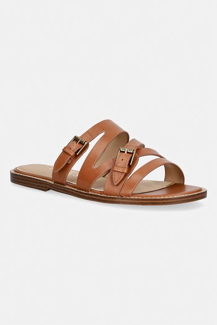 Guess чехли дамски от кожа GRAYDEN