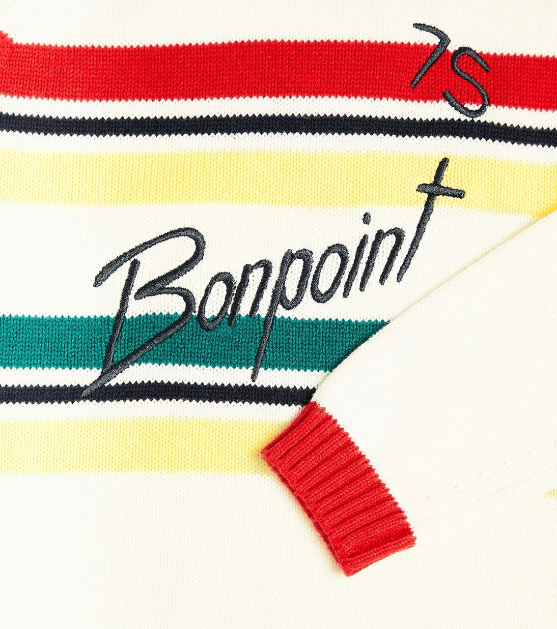 Bonpoint - كنزة فلورينسيو القطنية بشعار الماركة
