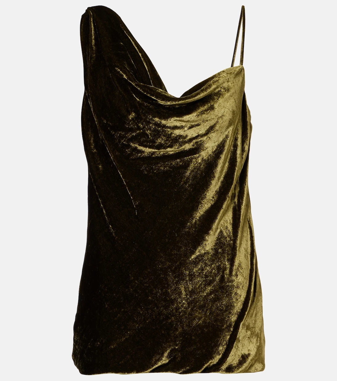 Dries Van Noten - Draped velvet top