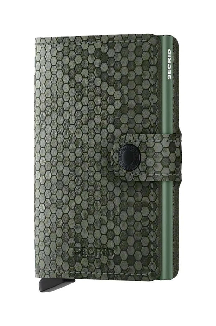 Secrid Miniwallet Hexagon Green Cüzdan