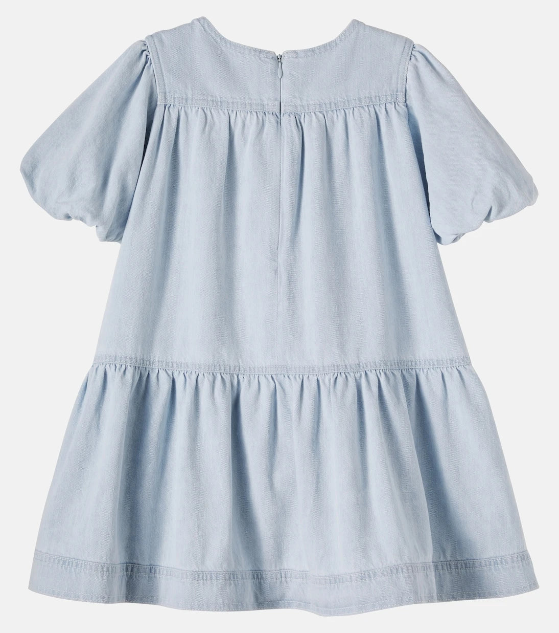 Chloé Kids - فستان جينز مكشكش