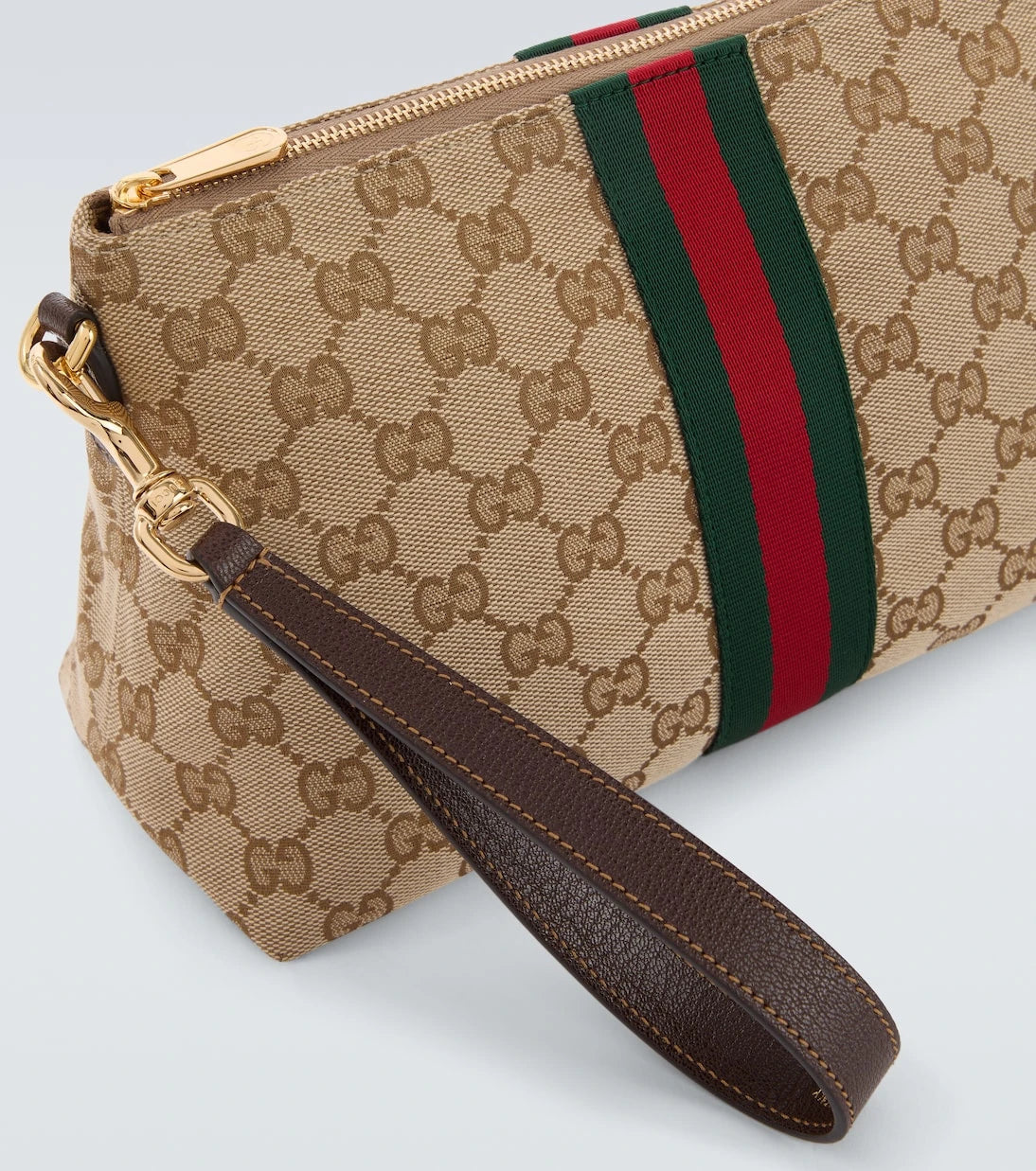 Gucci - GG Canvas Small pouch with strap
