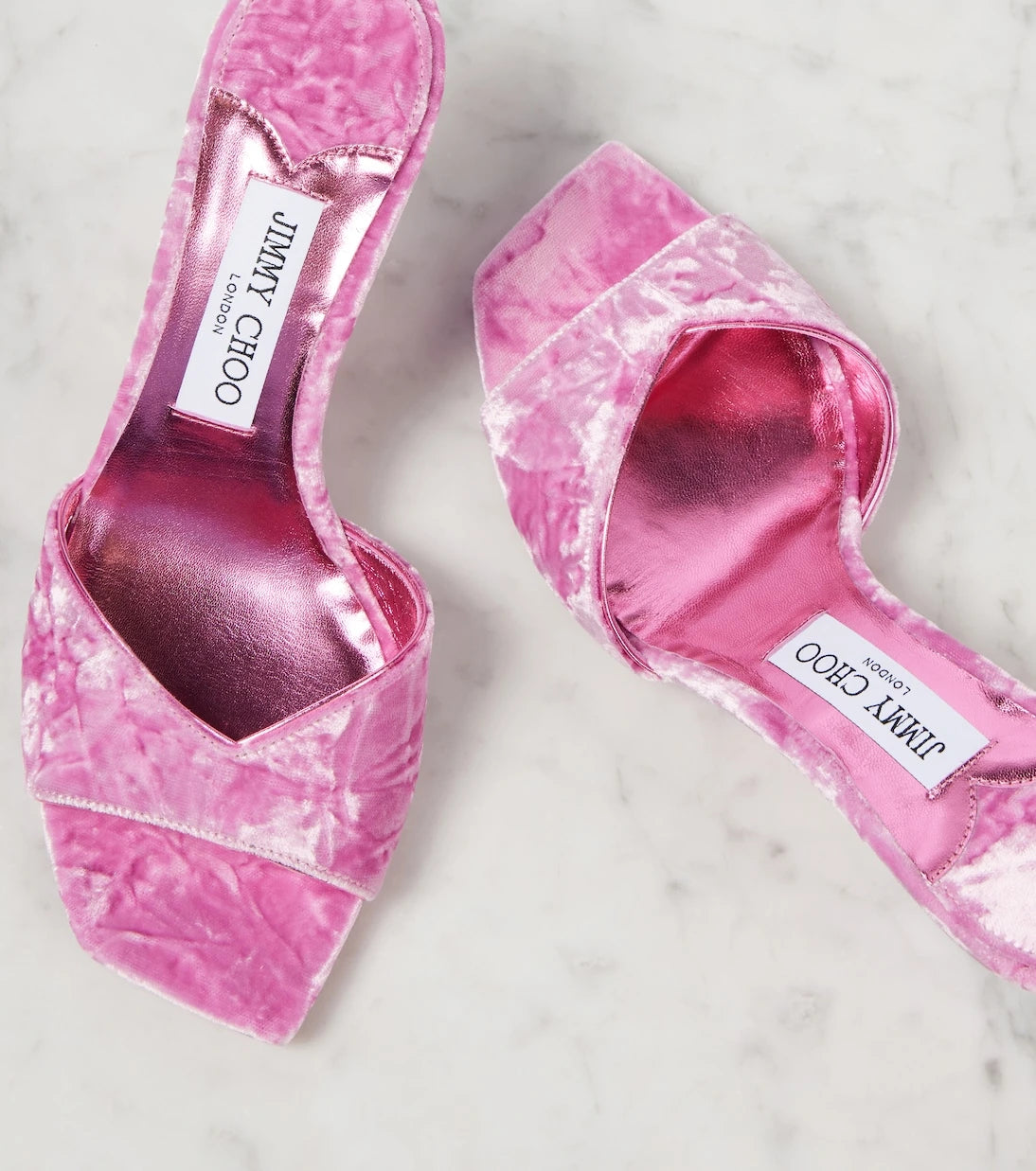 Jimmy Choo - Skye 70 velvet mules