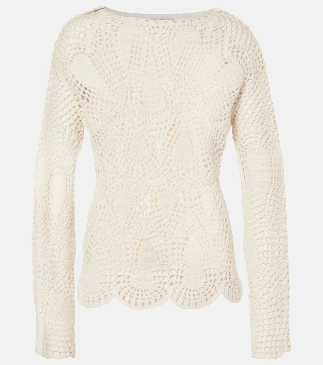 Gabriela Hearst - Caps crochet wool and cashmere top