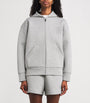 Grey Heather Zip-Up Hoodie