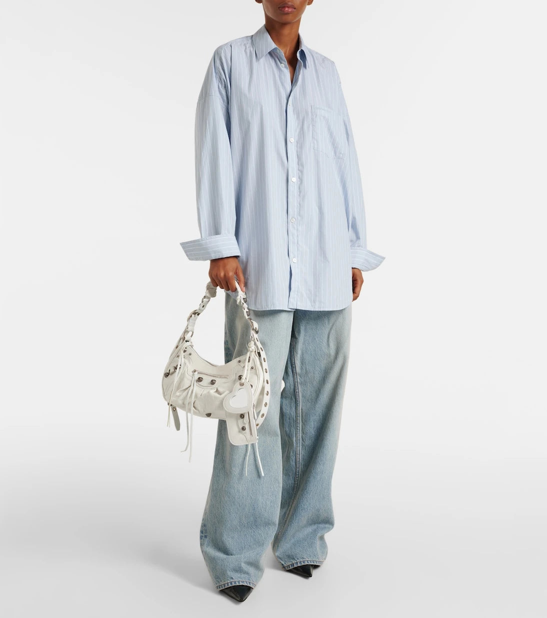 Balenciaga - Le Cagole Small leather shoulder bag