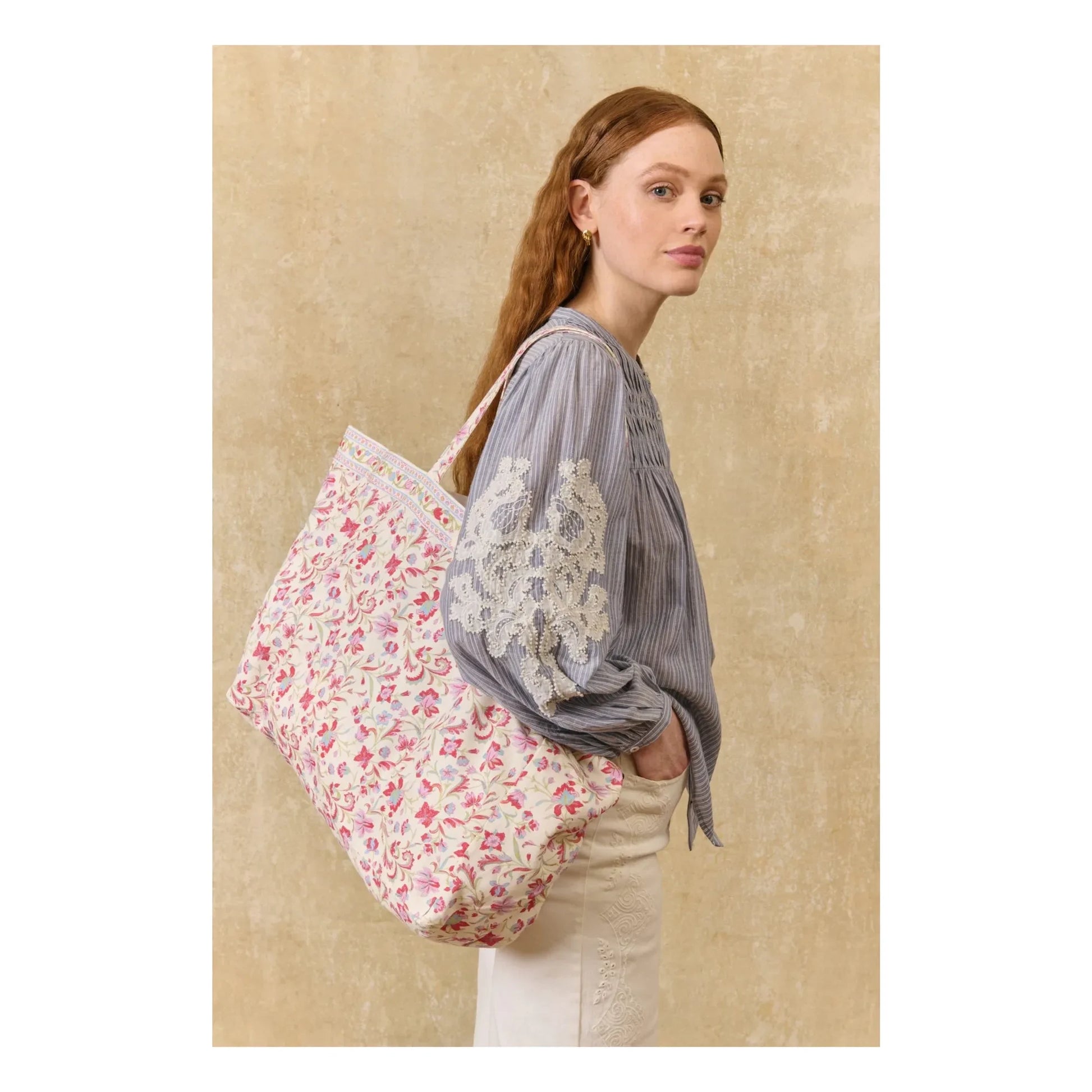 Louise Misha - Tote Bag Beverly Coton | White