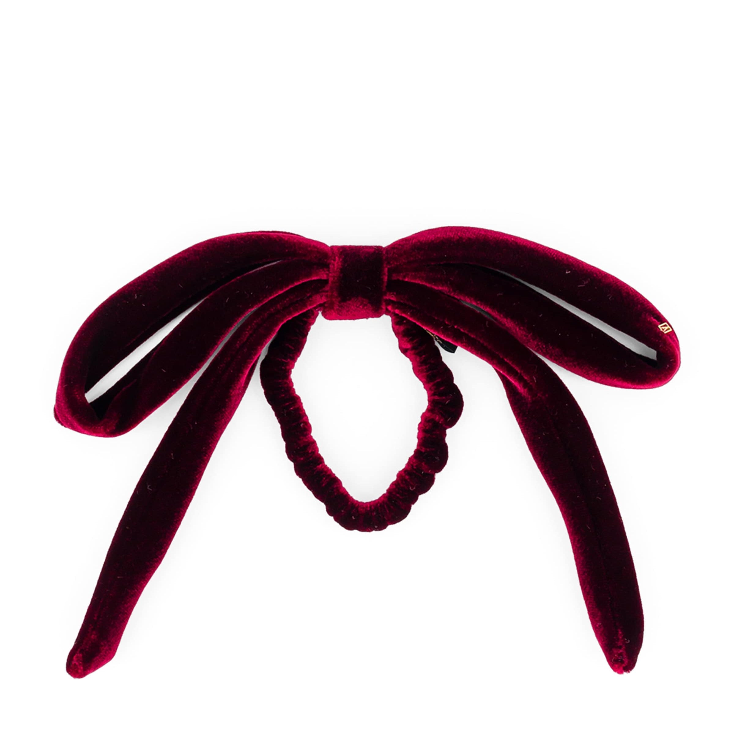 Alexandre de Paris Velvet Timeless Lucie Bow Hairband