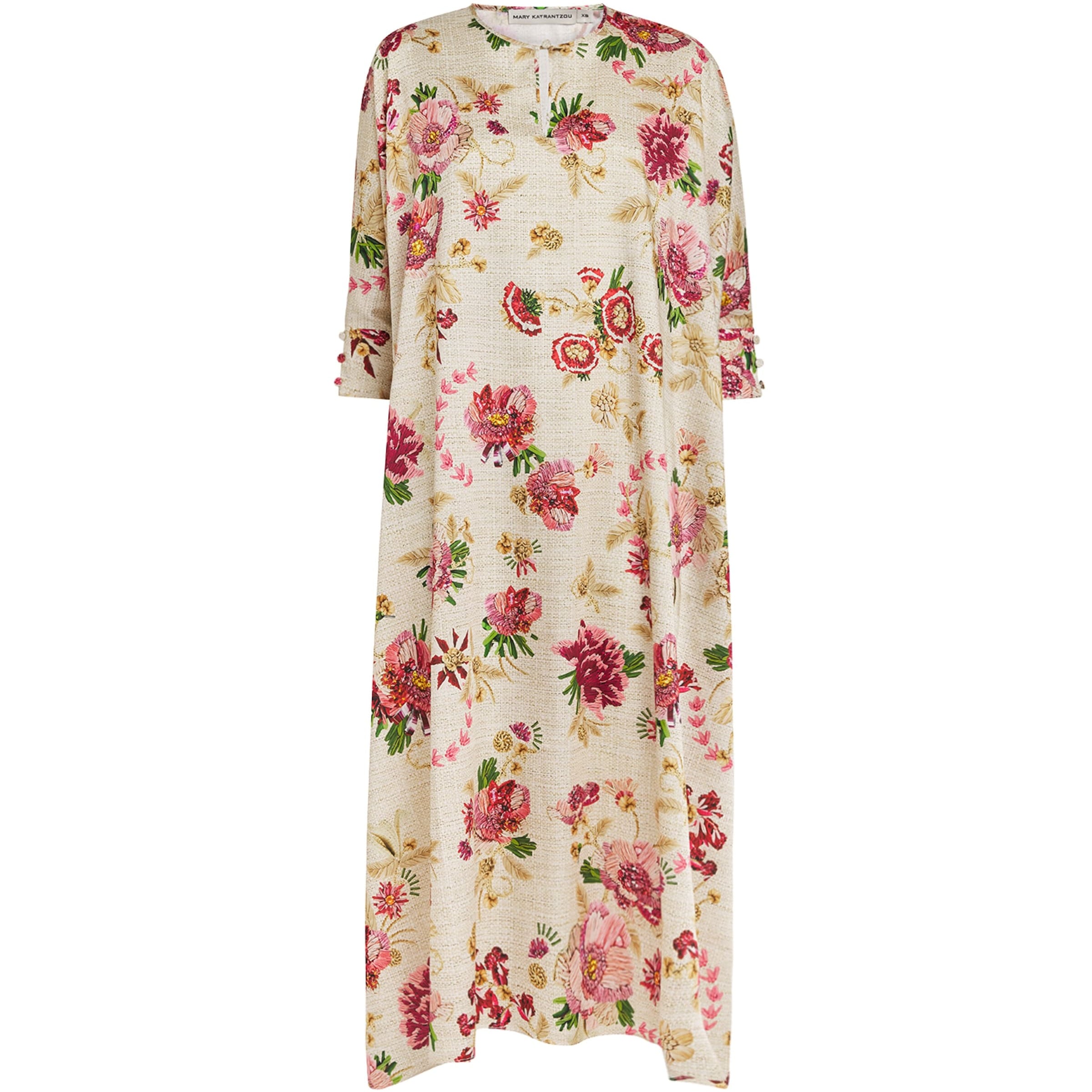 Mary Katrantzou Multi Printed Zante Midi Kaftan