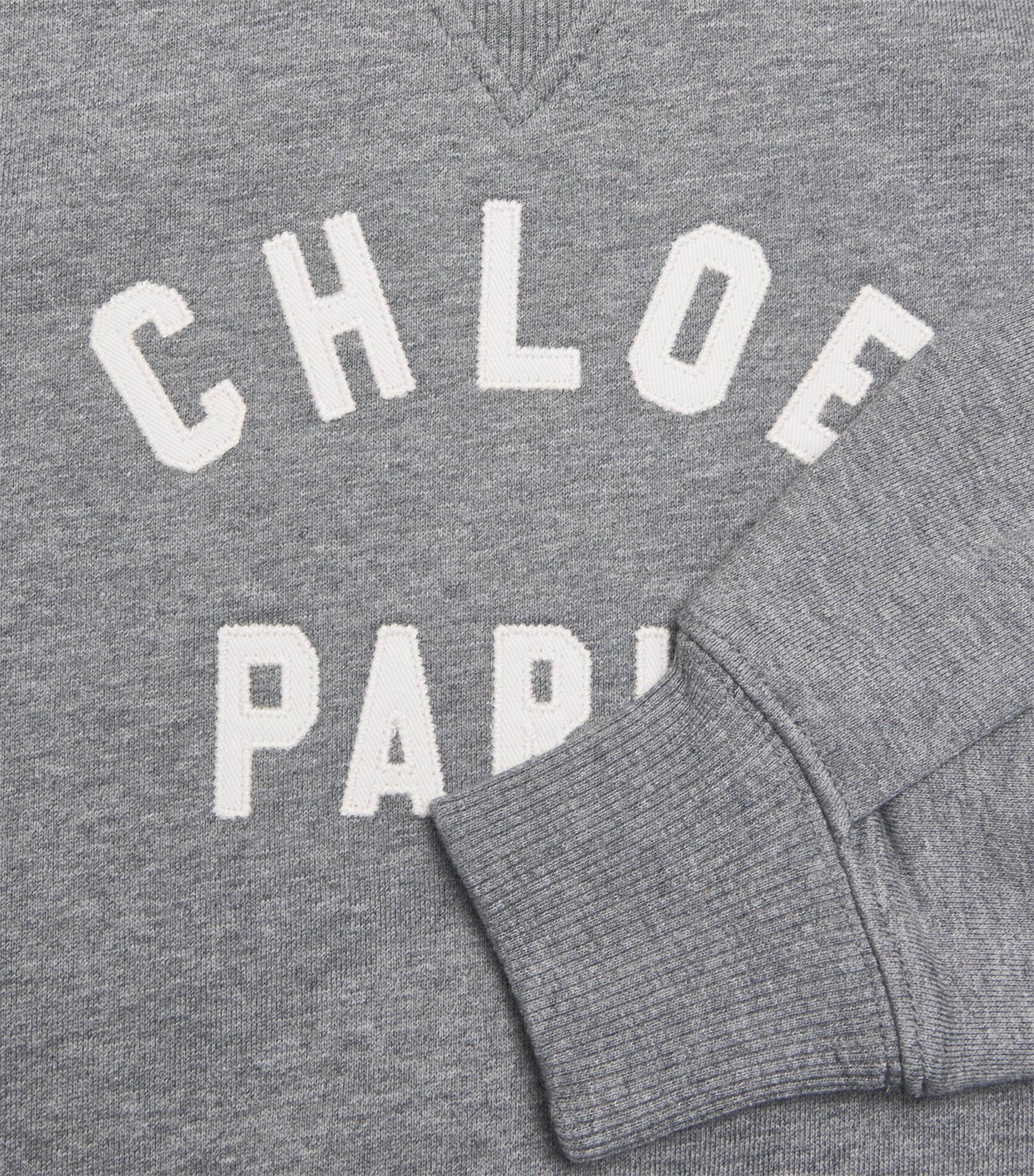 Chloé Kids Cotton Paris Logo Hoodie (14 Years)