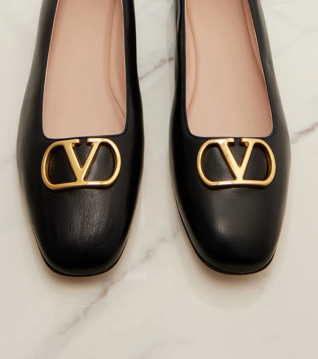 Valentino Garavani - VLogo leather ballet flats