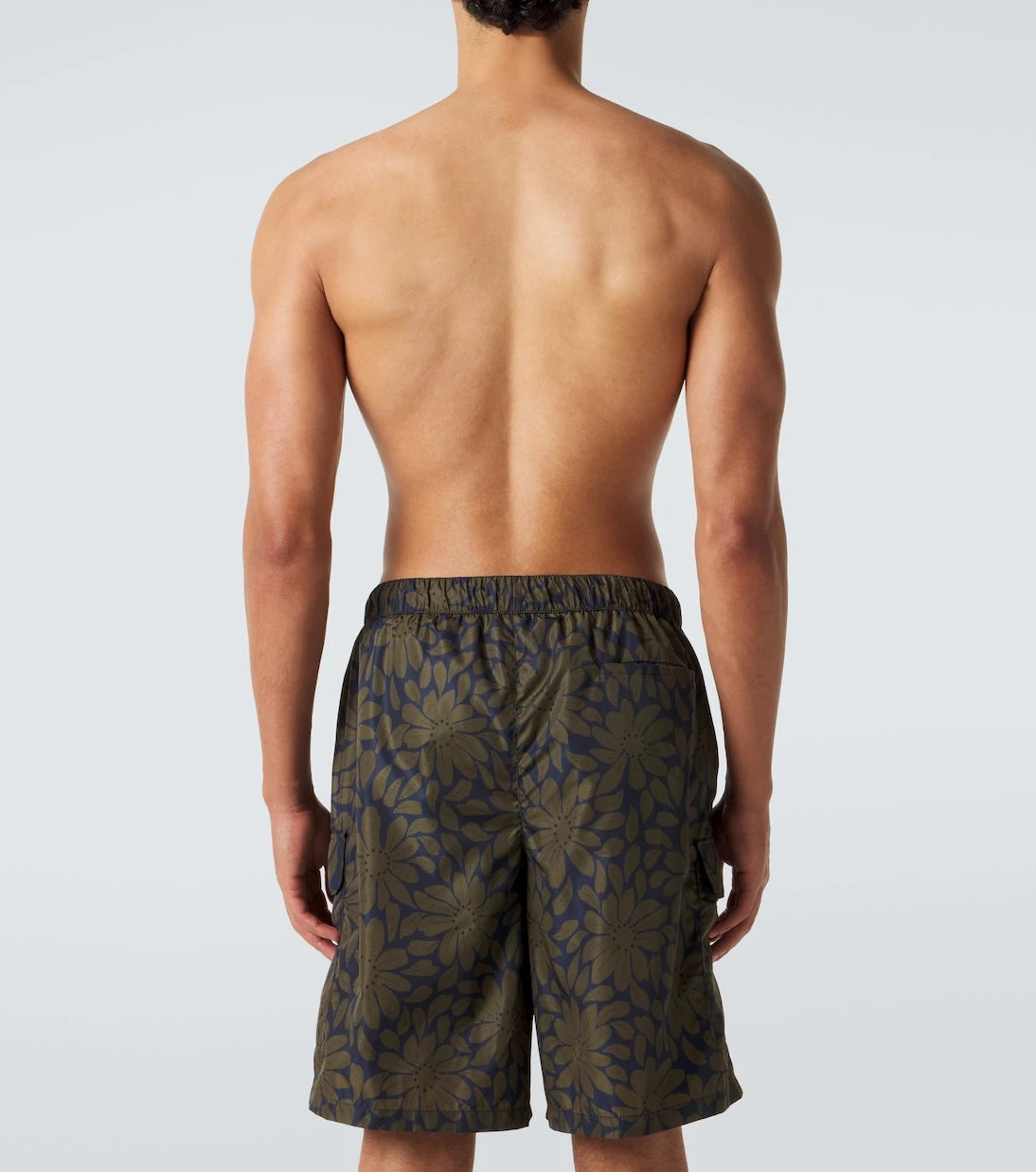Prada - Re-Nylon floral swim trunks