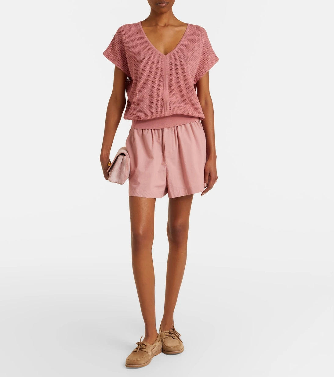 Varley - Ashford open-knit cotton top
