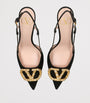 Valentino Garavani Multi VLogo Strass Slingback Pumps 80