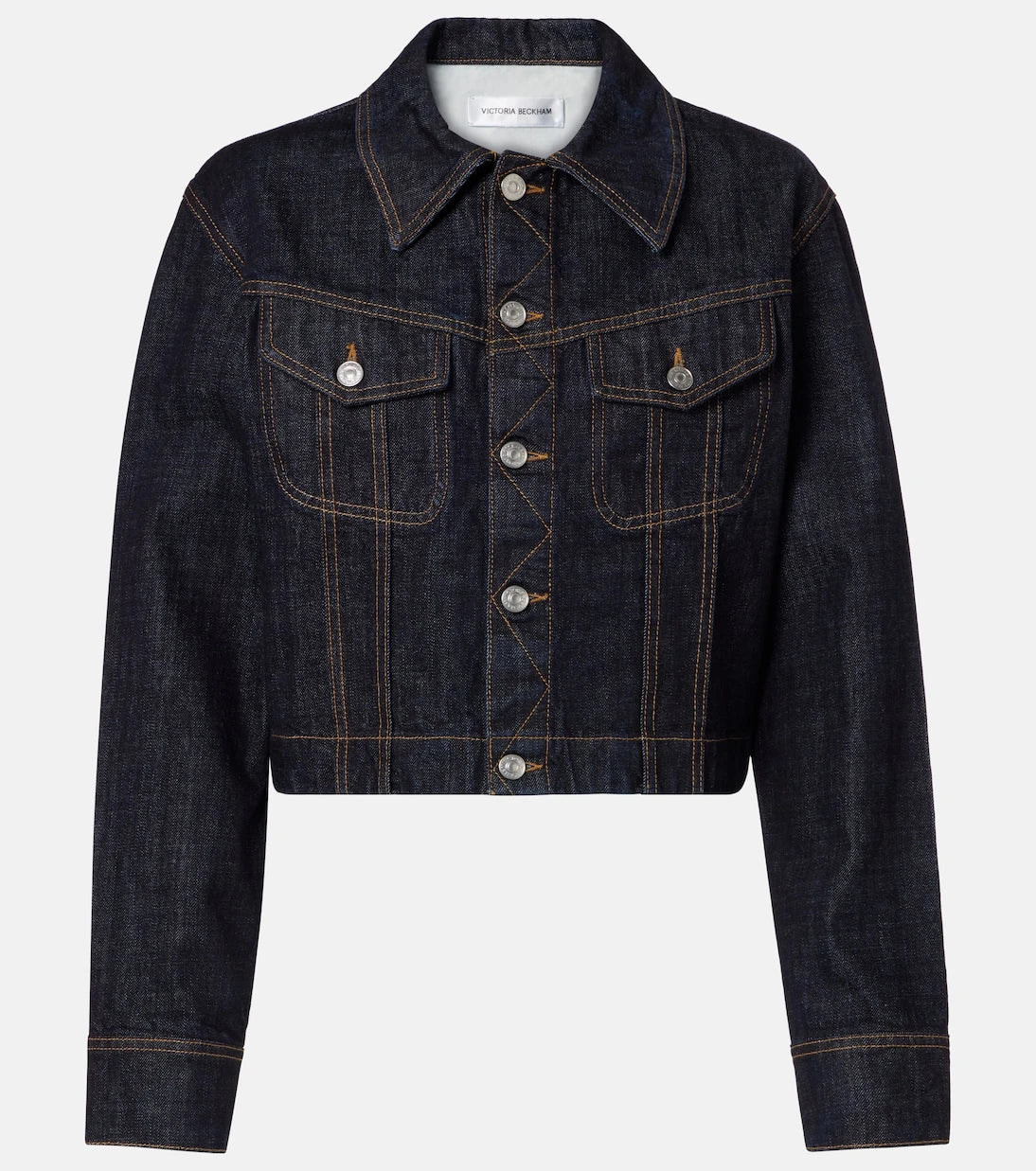 Victoria Beckham - Cropped denim jacket