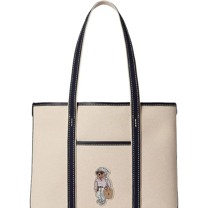 Polo Ralph Lauren чанта tote дамска от памук