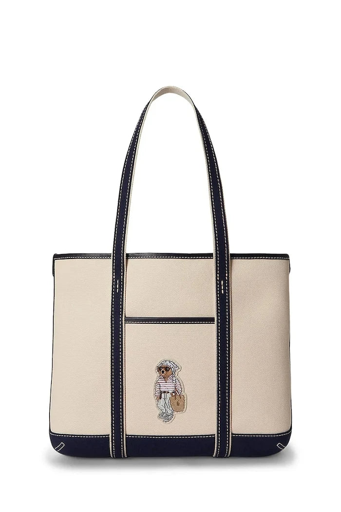 Polo Ralph Lauren чанта tote дамска от памук