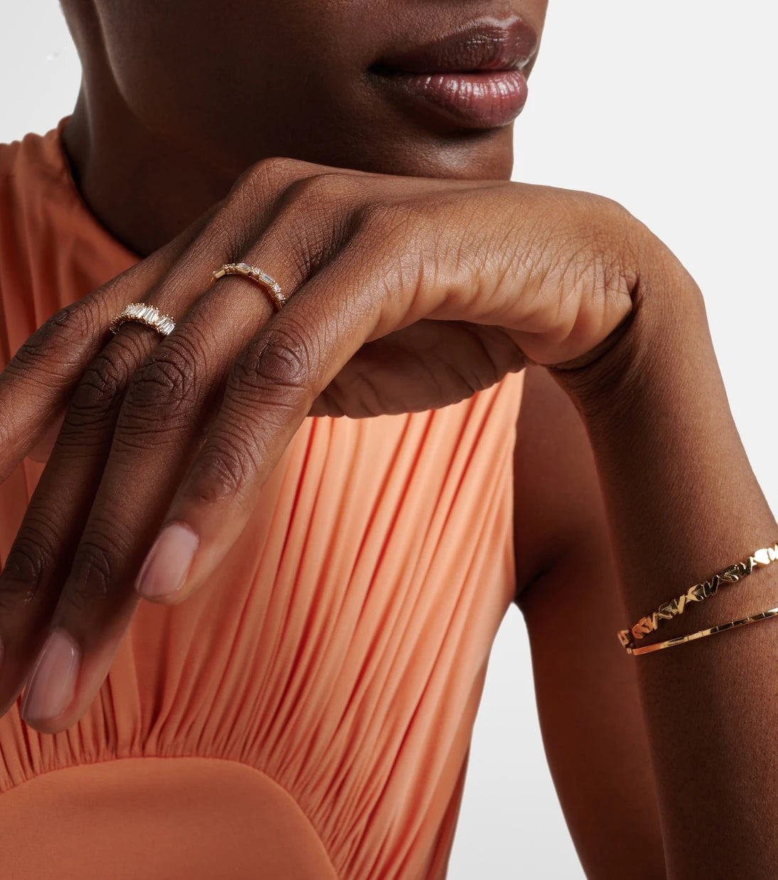 Suzanne Kalan - Fireworks 18kt gold ring with diamonds